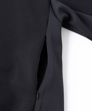 UNFILO 【ミズノ×UNFILO】ブレスサーモ リップルキルト プルオーバー ブラック