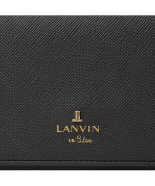 LANVIN en Bleu リュクサンブール かぶせ長財布 ダークネイビー