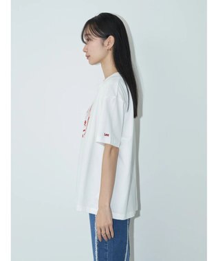 earth music&ecology Ｌｅｅ×ｅ．ｍ．ａ．ｅ　ＰＩＺＺＡ　ＴＥＥ Off White