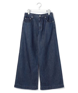 J.PRESS YORK STREET 【WOMEN】ソフトワイドデニム ネイビー系
