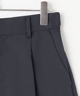 #Newans ストレートシルエットハーフパンツ ネイビー