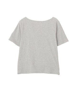 Green Parks ５分袖ドレーププルオーバー Gray Mixture