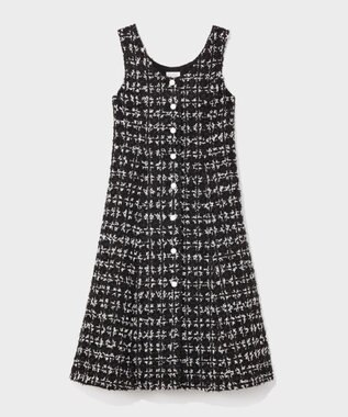 GRACE CONTINENTAL TweedDress ブラック