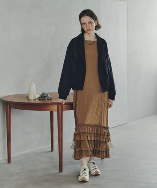 YECCA VECCA MA-1風デザインジャケット Stripe