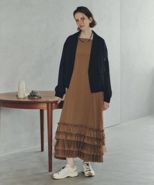 YECCA VECCA MA-1風デザインジャケット Stripe