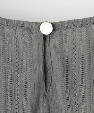 23区 L 【洗える】カラミ ブラウス カーキ系