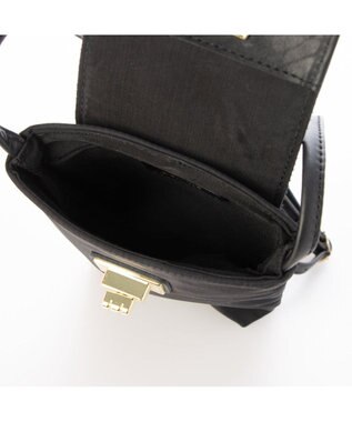 UNBILLION VERYコラボ ペルケ perche / 牛革フラップナイロンショルダーバッグ VERYコラボ ペルケ perche / 牛革フラップナイロンショルダーバッグ