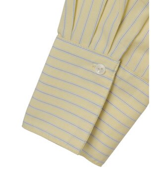 Green Parks スタンドフリルアソートブラウス Navy