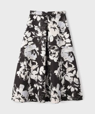 GRACE CONTINENTAL ボタニカルセパレートドレス ブラック