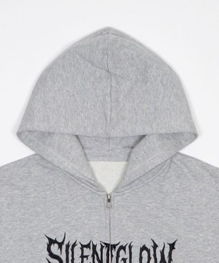 WEGO ノースリZIPパーカー 杢グレー