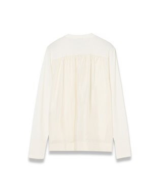 JOSEPH ジャージーハボタイ　ロングスリーブカーディガン Ivory