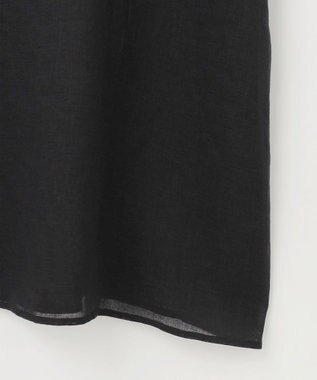 自由区 【カタログ掲載・WEB限定・接触冷感・洗える】シアーラミーローンシャツ ワンピース セピア