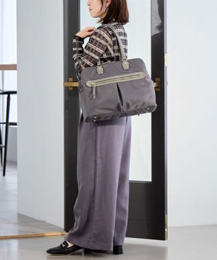 ACE BAGS & LUGGAGE ace. ラポルテム トートバッグ 3気室 A4 13.3インチPC収納 16L 68523 エース グレー