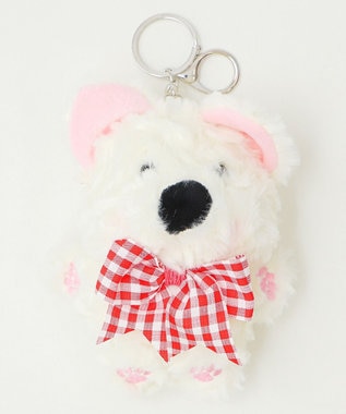 WEGO リボンdogぬいぐるみキーホルダー