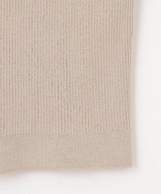ANY ラメリブニット ベージュ
