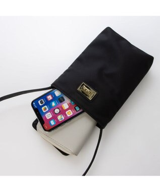 UNBILLION VERYコラボ ペルケ perche / 牛革フラップナイロンショルダーバッグ VERYコラボ ペルケ perche / 牛革フラップナイロンショルダーバッグ