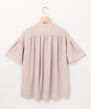 組曲 L 【速乾】ドライタッチ フレア袖トップス ピンクグレージュ系