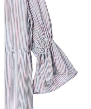 earth music&ecology マルチストライプワンピース Sax