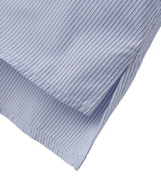 Green Parks タックショートスリーブブラウス Stripe