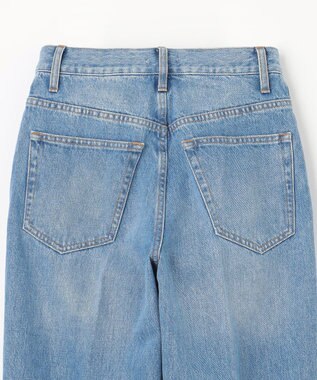 NAVE 【Nave　洗える】デニム センタープレスパンツ スカイブルー系