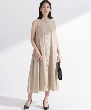 組曲 【2WAY】スーパーライトストレッチ ワンピース ベージュ系