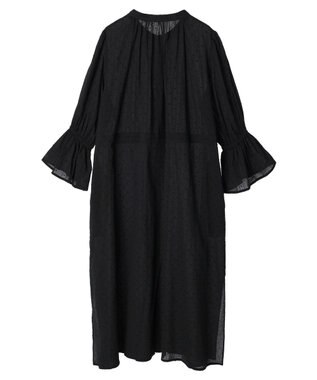 earth music&ecology ドットドビーワンピース Black