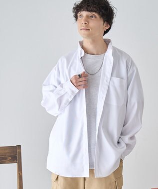 WEGO イージーケアオックスフォードシャツ ホワイト