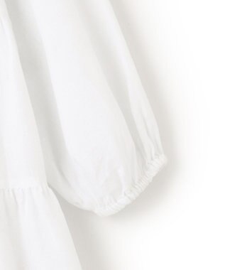 23区 【STORY7月号掲載】LIBECO ティアード チュニック ブラウス ホワイト系