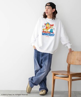 WEGO 【ユニセックス着用ITEM】別注GARFIELDプルオーバー 柄1
