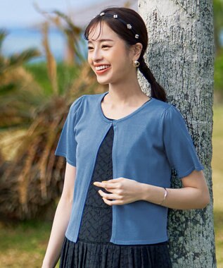 Tiaclasse ビジュー付きカチューシャ ブラック