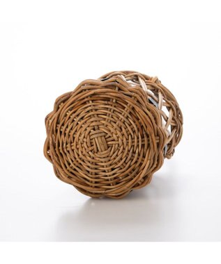 UNBILLION ペルケ perche / 透かし網姫路レザー2WAYかごバッグ ブラック