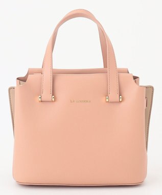 LA BAGAGERIE コンビカラー2WAYミニトートバッグ