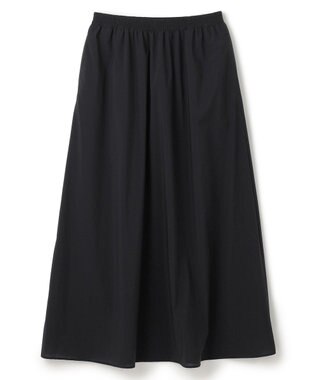 BEIGE， 【洗える/セットアップ対応】SPIGA / ギャザーロングフレアスカート Black