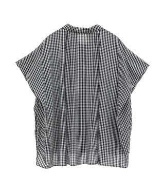 CRAFT STANDARD BOUTIQUE ステンサイドソリッドギンガムチェックブラウス Gingham Check