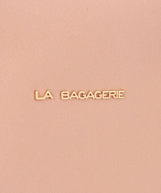 LA BAGAGERIE コンビカラー2WAYミニトートバッグ ピンク