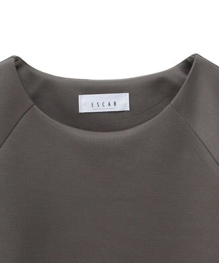 Green Parks ■ＥＳＣＡＲ　リボンコード刺繍プルオーバー Charcoal Gray