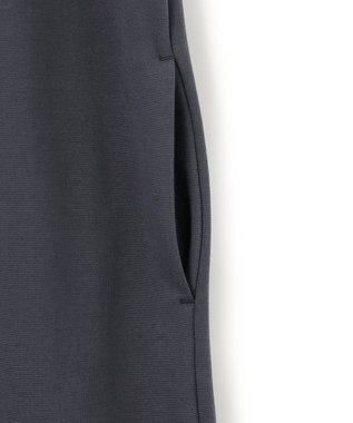 23区 L 【SLOW/一部店舗限定】ライトダンボール スキッパー ワンピース ネイビー系