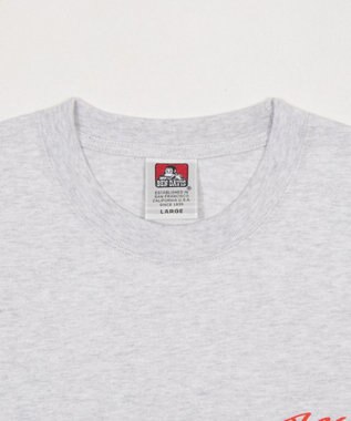 WEGO 【SMLサイズ展開】別注BENDAVISグラフィックT（SS） アッシュグレー