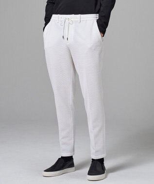 JOSEPH HOMME 【オリジナル素材 /ウエストゴム仕様】ライトタックジャージー  ドロスト付テーパードパンツ / PEGG CONVERTIBLE