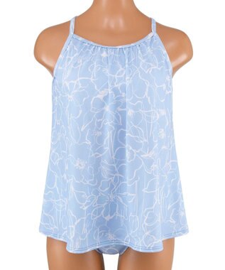 San-ai Resort（三愛水着楽園） 【SALE】タンキニ３点セット　13L　【San-ai Resort（サンアイリゾート）】 ブルー