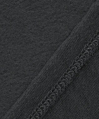 uncrave トリコットシフォン クルーネック カットソー（uncrave STANDARD） ブラック