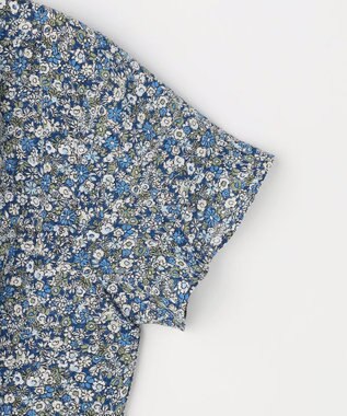 組曲 【先行予約】フラワーガーデンプリント ブラウス ブルー系5