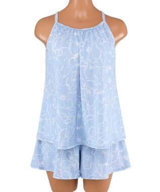 San-ai Resort（三愛水着楽園） 【SALE】タンキニ３点セット　13L　【San-ai Resort（サンアイリゾート）】 ブルー