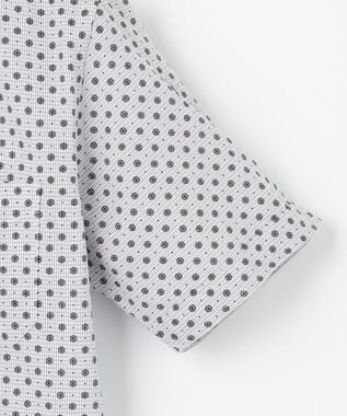 JOSEPH ABBOUD 【イージーケア】小紋プリント 半袖シャツ グレー系5