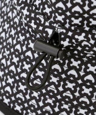 23区GOLF 【UNISEX】リバーシブルモノグラムバケットハット ブラック系5