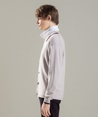 JOSEPH HOMME ウォッシャブルウール　Vネックカーディガン ベージュ系