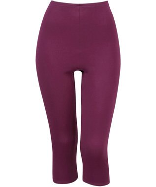 Wing あったかインナーボトム 綿100％ やわらかな肌ざわり 毛玉になりにくい 型くずれしにくい 【綿の贅沢リッチ】 保温性 ひざ下丈 秋 冬 ER4681　ウイング／ワコール ワイン