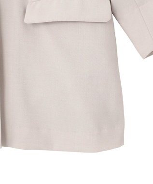 YECCA VECCA リネンライクジャケット Light Gray