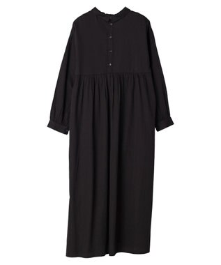 CRAFT STANDARD BOUTIQUE ２ＷＡＹインドコットン刺繍ワンピース Black