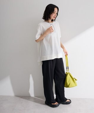 Green Parks バックタックドッキングプルオーバー Off White